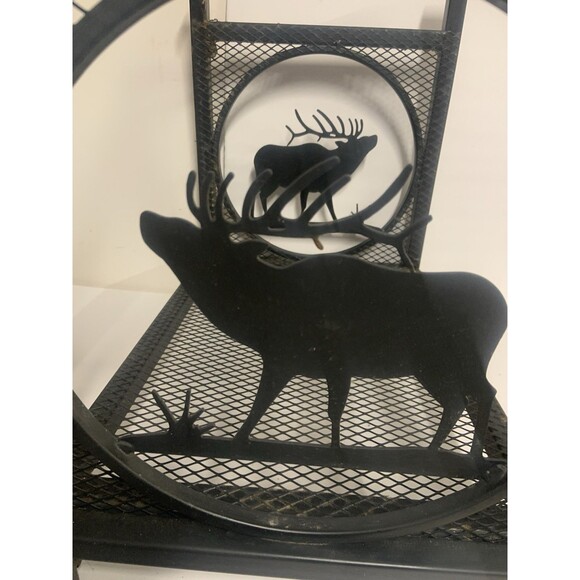 ELK Firewood Log Rack, Iron Wood Lumber Storage Holder Fireplace, Heavy Duty ... - Picture 10 of 16